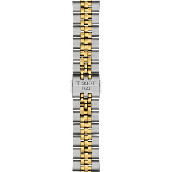 TISSOT 天梭 BALLADE 寶環系列80小時動力儲存黃金色PVD天文台認證自動機械腕錶 39mm T1564082203300