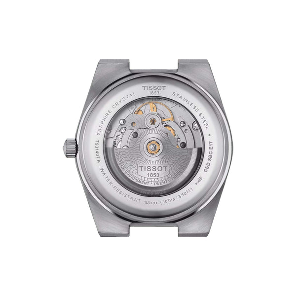 TISSOT 天梭 PRX 系列80小時自動款機械腕錶 18k玫瑰金錶圈 T9314074103100