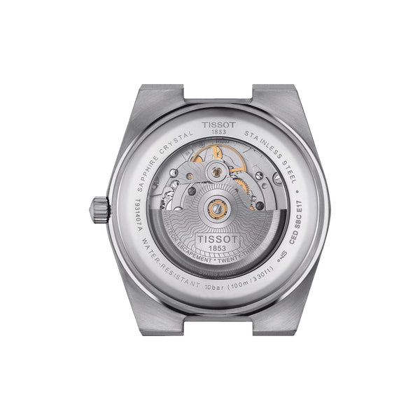 TISSOT 天梭 PRX Powermatic 80 機械腕錶 18k玫瑰金錶圈 T9314074103100