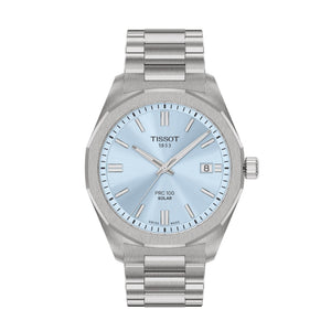 TISSOT 天梭 PRC 100 Solar 太陽能石英時尚經典腕錶 39mm T1514221135100