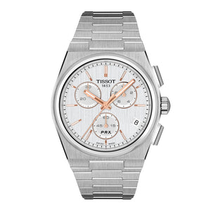 TISSOT 天梭 PRX 系列復古時尚計時石英腕錶 41mm T137.417.11.031.00