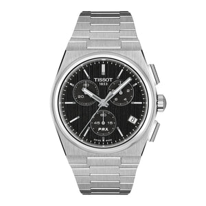 TISSOT 天梭 PRX 系列復古時尚計時石英腕錶 41mm T137.417.11.051.00