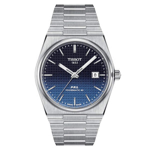 TISSOT 天梭 PRX 系列80小時自動機械腕錶漸變黑 40mm T1374071105101