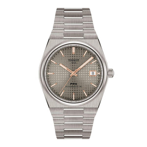 TISSOT 天梭 PRX系列 Powermatic 80小時鈦金屬自動機械腕錶 38mm T1378074406100