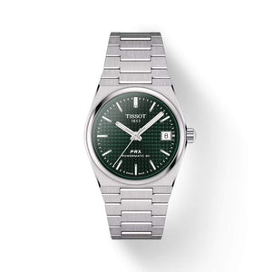 TISSOT 天梭 PRX 系列80小時自動款復古時尚機械腕錶 35mm T1372071109100