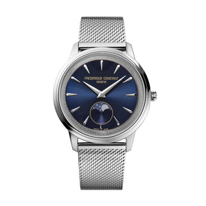 Frederique Constant 康斯登 Classics Moneta Moonphase系列優雅月相石英腕錶 37mm FC-206N3S6B