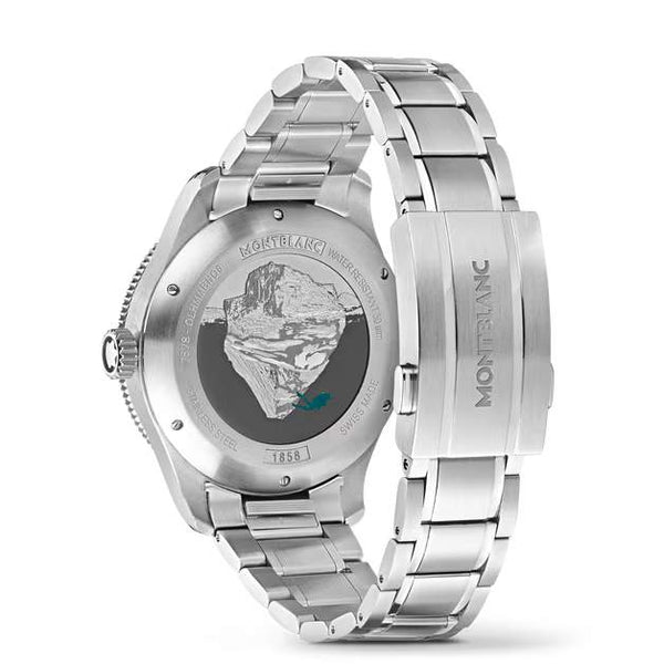 MontBlanc 萬寶龍 Iced Sea 系列綠色冰川專賣店特別版 41mm MB130810