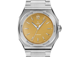 YEMA 野馬 Wristmaster Traveller 城市旅行家 SLIM CMM.20 八角形超薄自製機芯機械錶 39mm 76.24.03.SN.M - 新萬國鐘錶