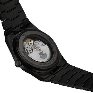 TISSOT 天梭 PRX 系列80小時自動款黑色PVD金剛戰神50周年特別款 40mm T1374073305101