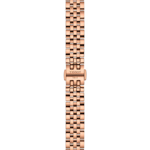 TISSOT 天梭 Le Locle 力洛克系列真鑽PVD玫瑰金經典機械錶 29mm T0062073309600