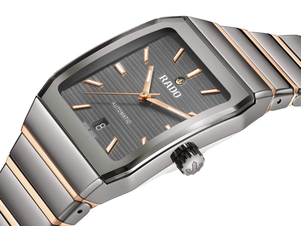 Rado 雷達錶 Anatom系列方形電漿高科技陶瓷機械腕錶 32.5mmx46.3mm R10203102
