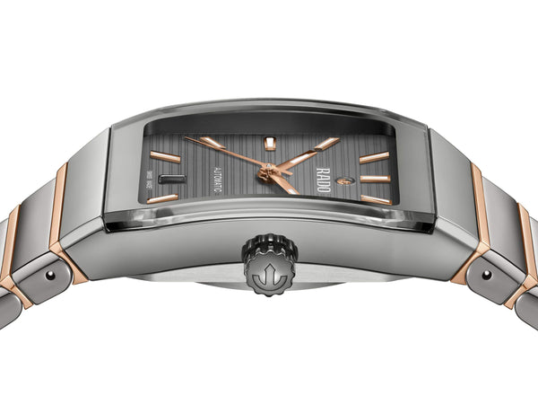 Rado 雷達錶 Anatom系列方形電漿高科技陶瓷機械腕錶 32.5mmx46.3mm R10203102