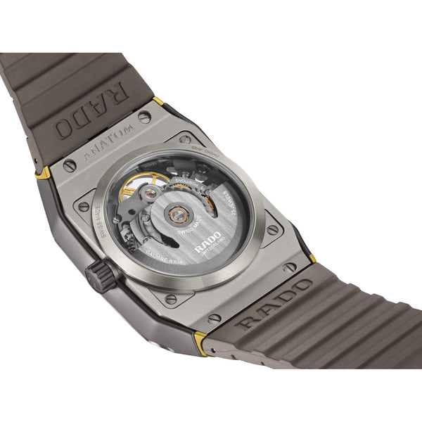 Rado 雷達錶 Anatom系列方形電漿高科技陶瓷鏤空機械腕錶 32.5mm R10206109