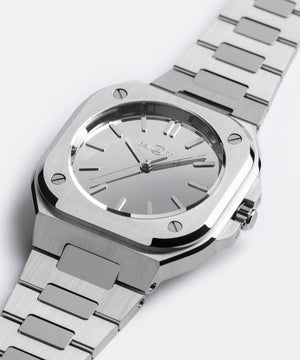 Bell & Ross 柏萊士 BR-05 Grey Mirror Steel 鏡面限量版 40mm BR05A-MI-ST/SST