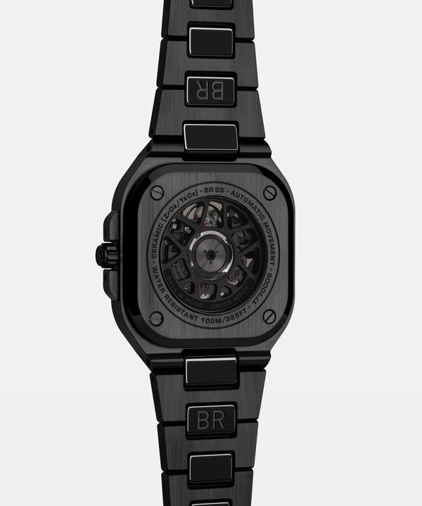 Bell & Ross 柏萊士 BR-05 Skeleton Phantom Ceramic 鏤空限量腕錶 41mm