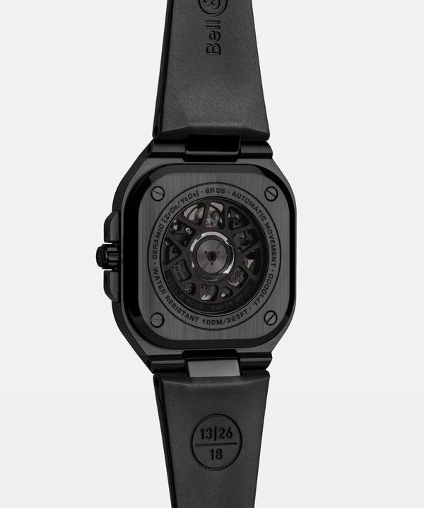 Bell & Ross 柏萊士 BR-05 Skeleton Phantom Ceramic 鏤空限量腕錶 41mm