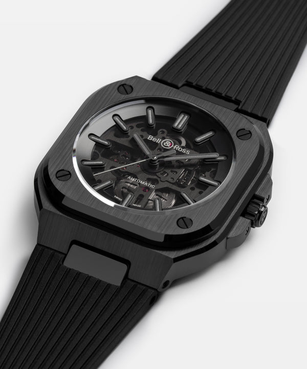 Bell & Ross 柏萊士 BR-05 Skeleton Phantom Ceramic 鏤空限量腕錶 41mm