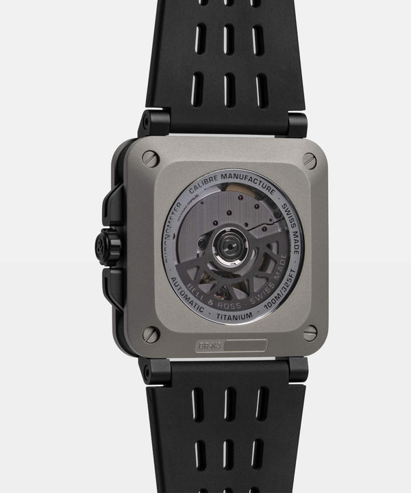 Bell & Ross 柏萊士 BR-X3 Black Titanium 自製機芯鈦金屬機械腕錶 41mm BRX3R-BL-TI/SRB