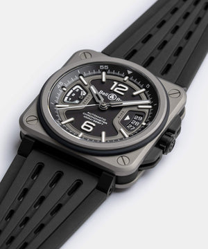 Bell & Ross 柏萊士 BR-X3 Black Titanium 自製機芯鈦金屬機械腕錶 41mm BRX3R-BL-TI/SRB