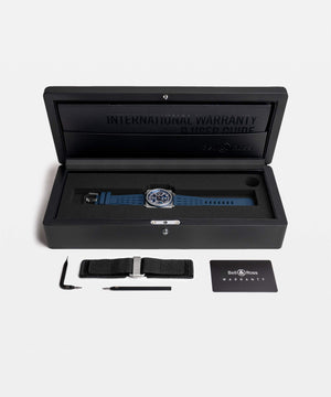 Bell & Ross 柏萊士 BR-X3 Blue Steel 自製機芯不銹鋼機械腕錶 41mm BRX3R-BLU-ST/SRB