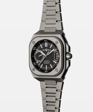 Bell & Ross 柏萊士 BR-X5 BLACK TITANIUM 自製機芯鈦金屬機械腕錶 41mm BRX5R-BL-TI/STI
