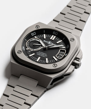 Bell & Ross 柏萊士 BR-X5 BLACK TITANIUM 自製機芯鈦金屬機械腕錶 41mm BRX5R-BL-TI/STI