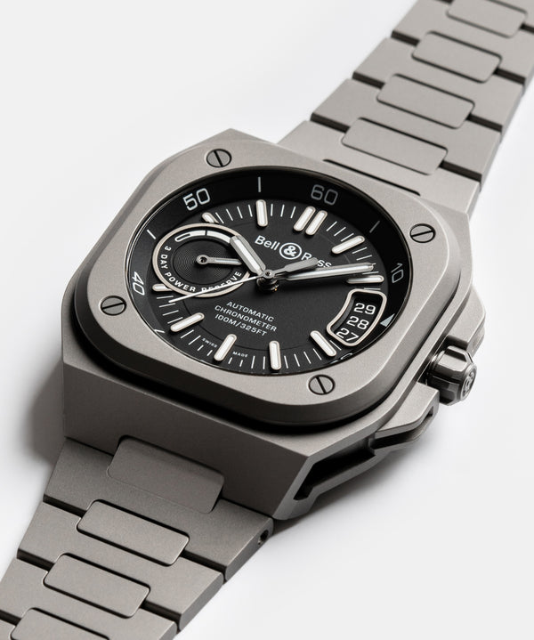 Bell & Ross 柏萊士 BR-X5 BLACK TITANIUM 自製機芯鈦金屬機械腕錶 41mm