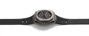 Bell & Ross 柏萊士 BR-X5 BLACK TITANIUM Rubber 自製機芯鈦金屬機械腕錶 41mm BRX5R-BL-TI/SRB
