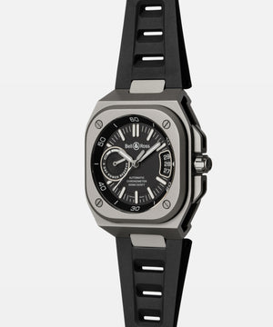 Bell & Ross 柏萊士 BR-X5 BLACK TITANIUM Rubber 自製機芯鈦金屬機械腕錶 41mm BRX5R-BL-TI/SRB