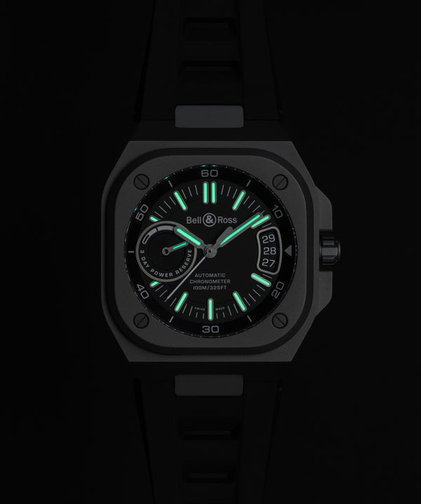 Bell & Ross 柏萊士 BR-X5 BLACK TITANIUM Rubber 自製機芯鈦金屬機械腕錶 41mm