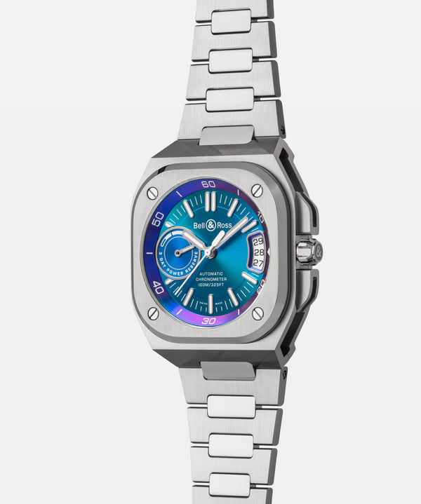 Bell & Ross 柏萊士 BR-X5 Iridescent 幻彩錶盤自製機芯天文台認證腕錶 41mm BRX5R-IRS-ST/SST