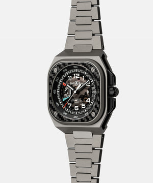 Bell & Ross 柏萊士 BR-X5 Racing 自製機芯鈦金屬碳纖維機械腕錶 41mm BRX5R-RAC-TI/STI
