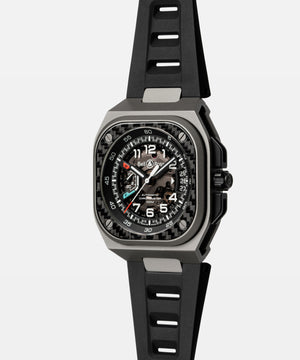 Bell & Ross 柏萊士 BR-X5 Racing 自製機芯鈦金屬碳纖維機械腕錶 41mm BRX5R-RAC-TI/SRB