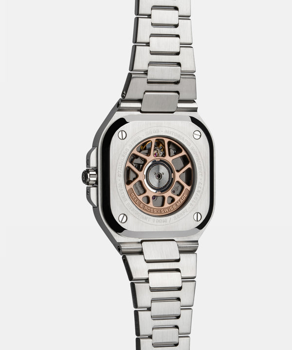Bell & Ross 柏萊士 BR 05 ARTLINE STEEL & GOLD 不銹鋼及18k玫瑰金機械腕錶限量99枚 40mm