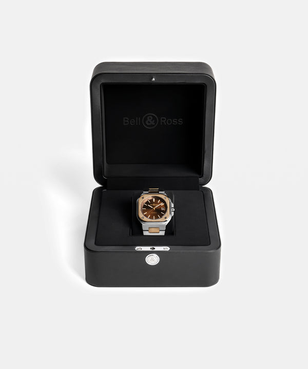 Bell & Ross 柏萊士 BR 05 ARTLINE STEEL & GOLD 不銹鋼及18k玫瑰金機械腕錶限量99枚 40mm