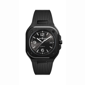 Bell & Ross 柏萊士 BR-05 BLACK CERAMIC Rubber 黑色陶瓷腕錶 41mm BR05A-BL-CE/SRB