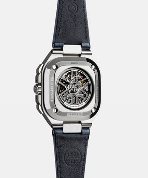 Bell & Ross 柏萊士 BR-05 法國巡邏兵飛行表演隊特別版計時自動腕錶 42mm BR05C-PAF-ST/SCA