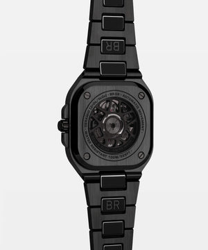 Bell & Ross 柏萊士 BR-05 SKELETON BLACK CERAMIC 黑色陶瓷鏤空腕錶 41mm BR05A-BL-SK-CE/SCE