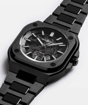 Bell & Ross 柏萊士 BR-05 SKELETON BLACK CERAMIC 黑色陶瓷鏤空腕錶 41mm BR05A-BL-SK-CE/SCE