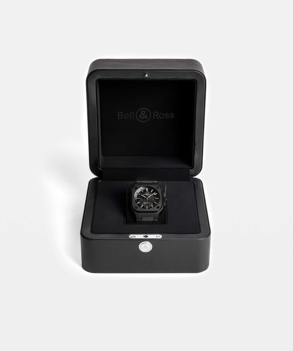 Bell & Ross 柏萊士 BR 05 SKELETON BLACK CERAMIC Rubber 黑色陶瓷鏤空腕錶 41mm