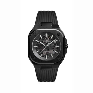 Bell & Ross 柏萊士 BR-05 SKELETON BLACK CERAMIC Rubber 黑色陶瓷鏤空腕錶 41mm BR05A-BL-SK-CE/SRB