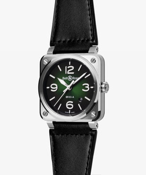 Bell & Ross 柏萊士 BR-03 Green Steel 漸變綠色面不鏽鋼自動腕錶 41mm BR03A-GN-ST/SCA - 新萬國鐘錶
