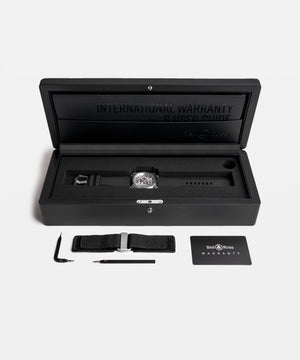 Bell & Ross 柏萊士 BR-03 Skeleton Steel 鏤空不鏽鋼自動腕錶 41mm BR03A-BL-SKST/SRB - 新萬國鐘錶