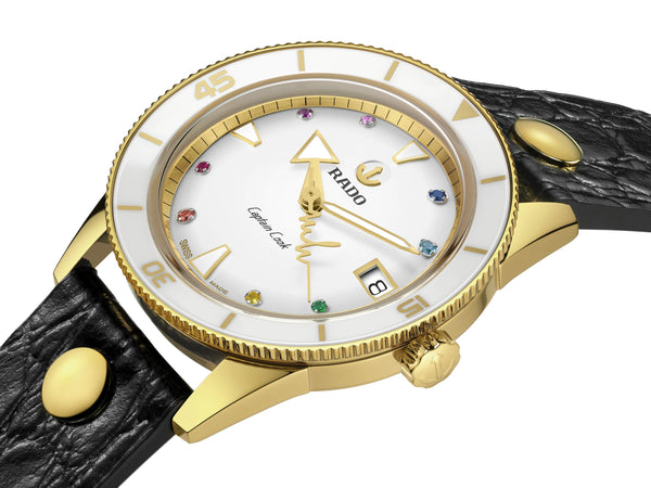 RADO 雷達錶 Captain Cook 庫克船長 MARINA HOERMANSEDER 聯名套組 37mm R32117708