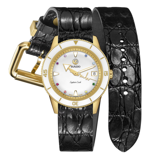 RADO 雷達錶 Captain Cook 庫克船長 MARINA HOERMANSEDER 聯名套組 37mm R32117708