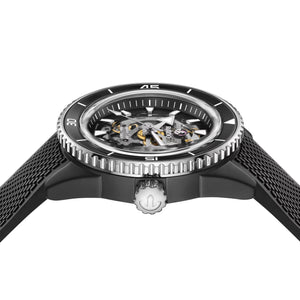 RADO 雷達錶 Captain Cook 庫克船長高科技陶瓷鏤空潛水腕錶 43mm R32129168