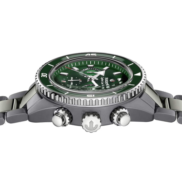 RADO 雷達錶 Captain Cook 庫克船長系列高科技電漿陶瓷300米計時腕錶 43mm R32189313