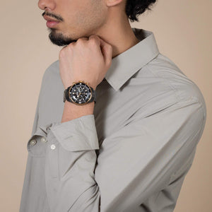 RADO 雷達錶 Captain Cook 庫克船長系列高科技陶瓷300米計時腕錶 43mm R32190153