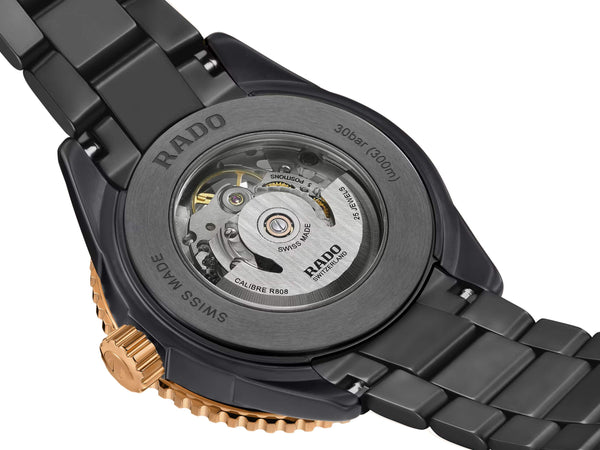 RADO 雷達錶 Captain Cook 庫克船長高科技陶瓷鏤空潛水腕錶 43mm R32192152