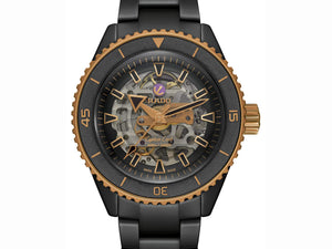 RADO 雷達錶 Captain Cook 庫克船長高科技陶瓷鏤空潛水腕錶 43mm R32192152 - 新萬國鐘錶